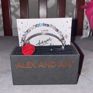 Alex and Ani Forever Family Charm Bangle Set